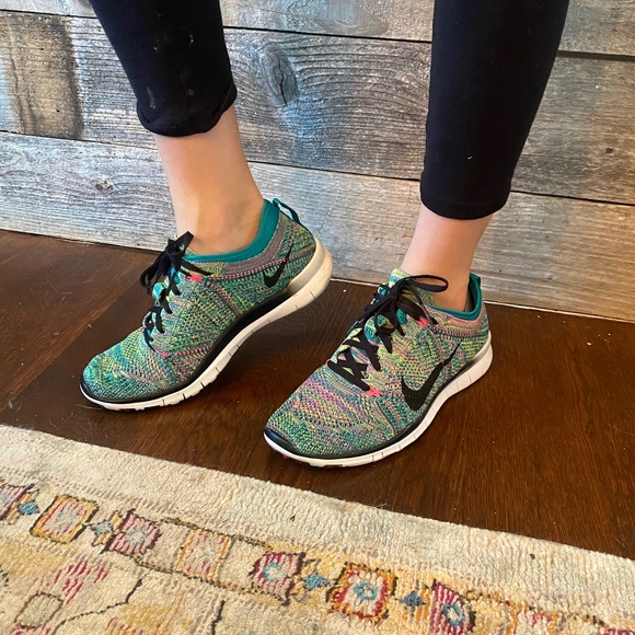 Resaltar Herencia Misionero Nike | Shoes | Nike Free 5 Flyknit Rainbowmulticolor Size 75 | Poshmark